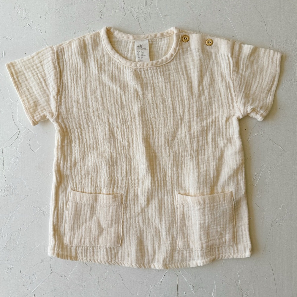 H&M double weave top